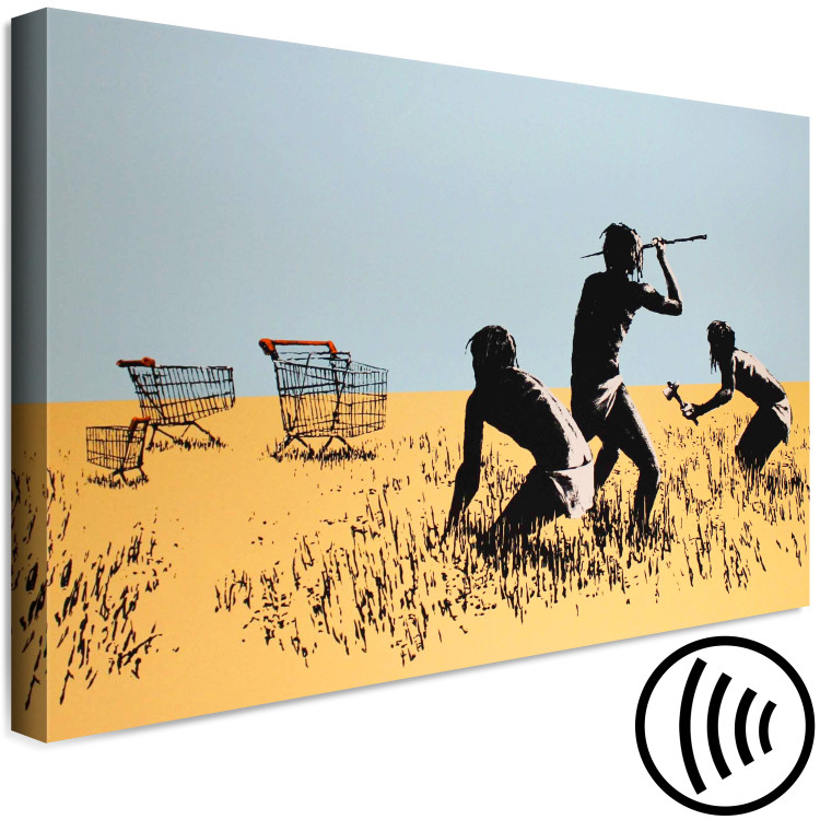 Canvas Art Print Trolley Hunters (1 Part) Wide 118657 additionalImage 6