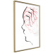 Poster Sick Imagination - minimalist abstraction with a human face on white 119257 additionalThumb 8