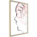 Poster Sick Imagination - minimalist abstraction with a human face on white 119257 additionalThumb 14