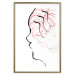 Poster Sick Imagination - minimalist abstraction with a human face on white 119257 additionalThumb 16
