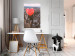 Poster Heart of the City - heart-shaped balloon against the backdrop of architecture 120457 additionalThumb 17