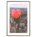 Poster Heart of the City - heart-shaped balloon against the backdrop of architecture 120457 additionalThumb 14