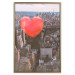 Poster Heart of the City - heart-shaped balloon against the backdrop of architecture 120457 additionalThumb 16