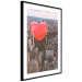 Poster Heart of the City - heart-shaped balloon against the backdrop of architecture 120457 additionalThumb 11