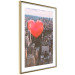 Poster Heart of the City - heart-shaped balloon against the backdrop of architecture 120457 additionalThumb 6