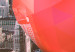 Poster Heart of the City - heart-shaped balloon against the backdrop of architecture 120457 additionalThumb 9