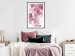Wall Poster Floral Mist - landscape with many pink flowers on a white background 122857 additionalThumb 4