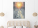 Poster Winter Afternoon - forest in winter atmosphere against setting sun 124457 additionalThumb 14