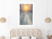Poster Winter Afternoon - forest in winter atmosphere against setting sun 124457 additionalThumb 4