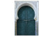 Canvas Print Moroccan, turquoise doors - a photograph of ethnic architecture 124957