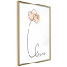 Wall Poster United in the Clouds - English text with hearts on a white background 125357 additionalThumb 12