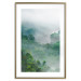 Poster Exotic Adventure - landscape of a forest surrounded by mist on a mountain range 125757 additionalThumb 14