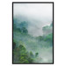 Poster Exotic Adventure - landscape of a forest surrounded by mist on a mountain range 125757 additionalThumb 24