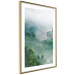 Poster Exotic Adventure - landscape of a forest surrounded by mist on a mountain range 125757 additionalThumb 6