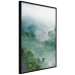 Poster Exotic Adventure - landscape of a forest surrounded by mist on a mountain range 125757 additionalThumb 10