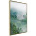 Poster Exotic Adventure - landscape of a forest surrounded by mist on a mountain range 125757 additionalThumb 12