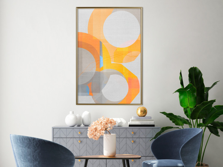 Poster Multicolor - abstract circular geometric figures 126657 additionalImage 7