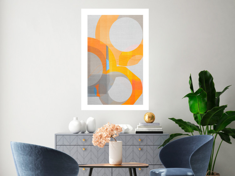 Poster Multicolor - abstract circular geometric figures 126657 additionalImage 3