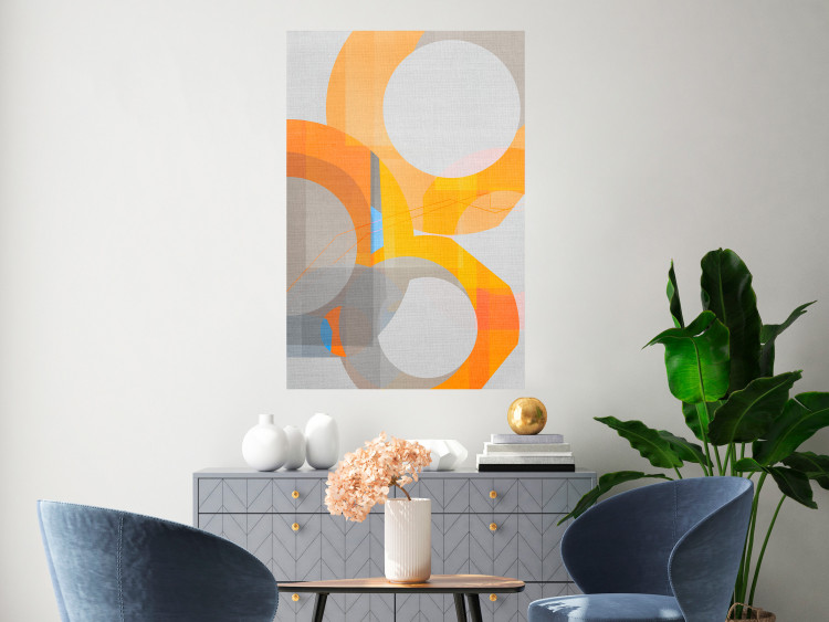 Poster Multicolor - abstract circular geometric figures 126657 additionalImage 2
