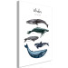 Canvas Print Whales (1 Part) Vertical 126857 additionalThumb 2