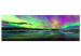Canvas Spectacular Aurora (1-part) narrow - landscape of the night aurora 129157