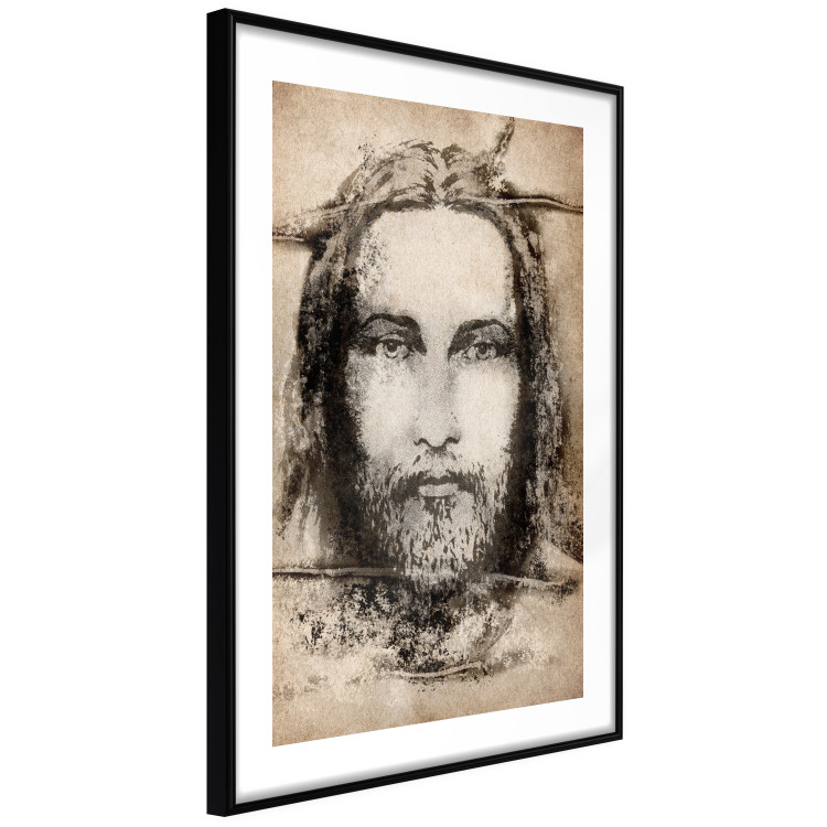 Wall Poster Turin Shroud in Sepia - brown sacred composition with the face of the saint 129357 additionalImage 6