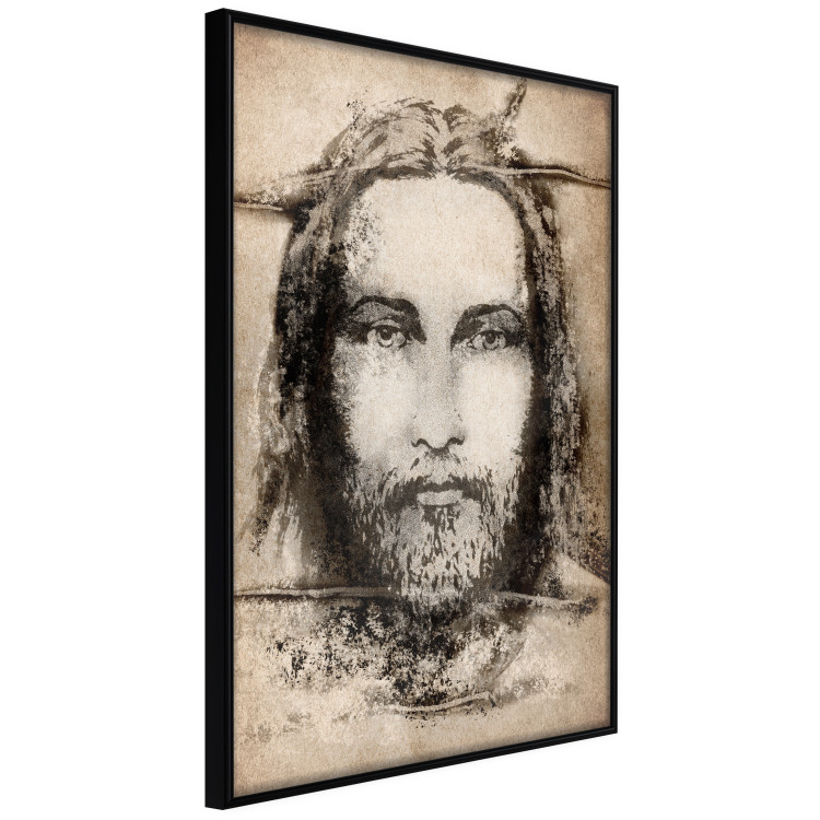 Wall Poster Turin Shroud in Sepia - brown sacred composition with the face of the saint 129357 additionalImage 11