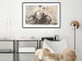 Poster Carefree - retro black bicycle against a wall painted with children 130457 additionalThumb 23