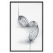 Poster Cocoa Beans - line art of cocoa beans on a contrasting white background 131957 additionalThumb 14