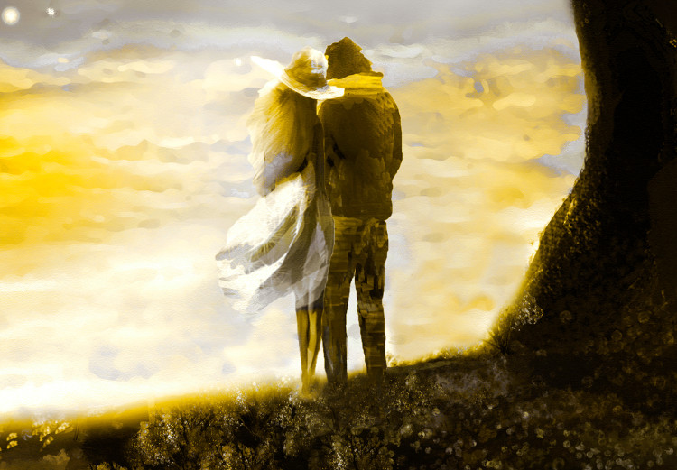 Canvas Infinite Love (1-piece) Wide - landscape of romantic couple 132157 additionalImage 5