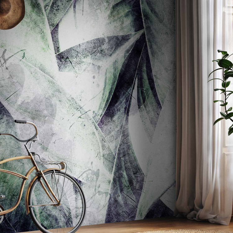 Wall Mural Eclectic jungle - plant motif with exotic leaves with texture 135357 additionalImage 7