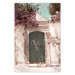Wall Poster Charming Alley - architecture of a wall with a green entrance in the sunlight 135757