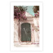 Wall Poster Charming Alley - architecture of a wall with a green entrance in the sunlight 135757 additionalThumb 23