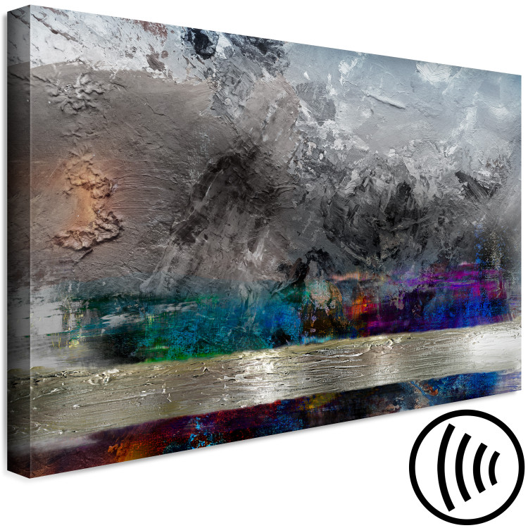 Canvas First Frost (1-piece) Wide - expressionistic-style abstraction 137857 additionalImage 6