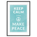 Poster Keep Calm Make Peace [Poster] 142457 additionalThumb 19