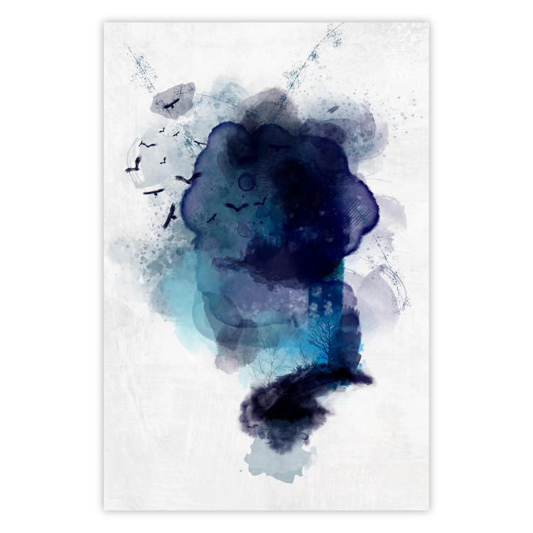 Wall Poster Blue Memory [Poster] 142857