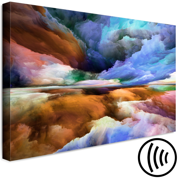 Canvas Print Colorful World (1-piece) Wide - third variant - cool abstraction 143357 additionalImage 6