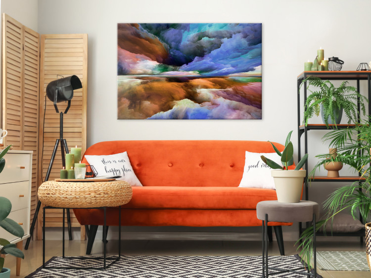 Canvas Print Colorful World (1-piece) Wide - third variant - cool abstraction 143357 additionalImage 3
