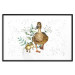 Wall Poster The Family of Ducks - Cute Painted Animals and Plants on the Background With Splashes 145757 additionalThumb 24