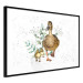 Wall Poster The Family of Ducks - Cute Painted Animals and Plants on the Background With Splashes 145757 additionalThumb 6