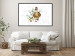 Wall Poster The Family of Ducks - Cute Painted Animals and Plants on the Background With Splashes 145757 additionalThumb 13