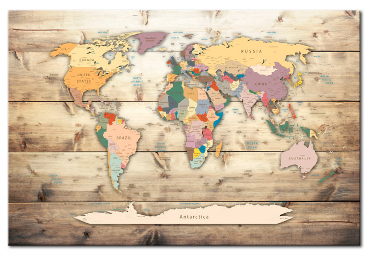 Cork Pinboard The World at Your Fingertips [Cork Map] 92157 additionalImage 2