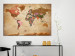 Decorative Pinboard World Map: Brown Elegance [Cork Map] 96057 additionalThumb 4