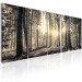 Canvas Art Print Guardians of Shadow (5-piece) - Forest in the Glow of Sunrise 98557 additionalThumb 2