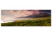 Canvas Art Print Lake Sayram (1-part) Narrow - Meadow Landscape with Mountain View 108467