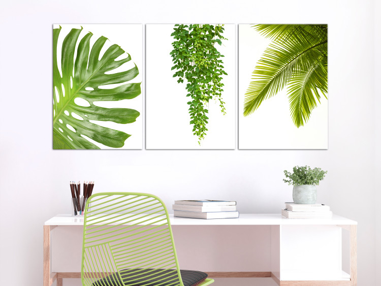 Canvas Art Print Beautiful Palm Trees (3 Parts) 108567 additionalImage 3