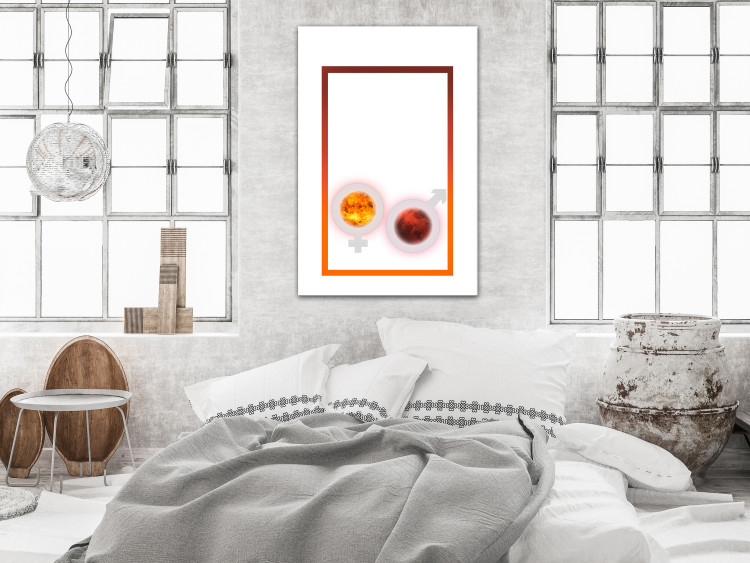 Canvas Print Mars and Venus (1 Part) Vertical 116767 additionalImage 3