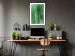 Poster Leaf Texture - composition with a green plant motif 116967 additionalThumb 4