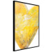 Poster Sunny Heart - abstraction with a love symbol in shades of yellow 117767 additionalThumb 10