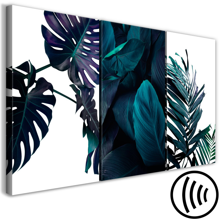 Canvas Art Print Cold Leaves (3 Parts) 118067 additionalImage 6